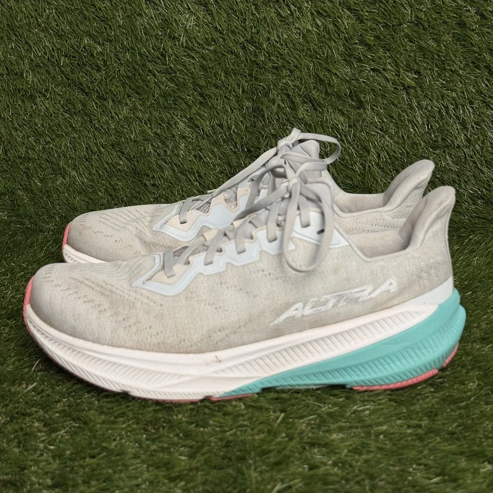 Altra Experience Flow 2 Womens Size 10.5 Gray Teal Running Shoes AL0A85RF233